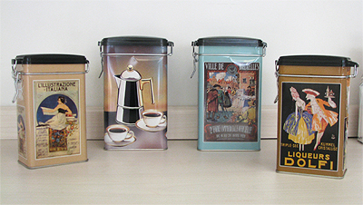 Designed Coffee tins - To keep your coffee fresh!